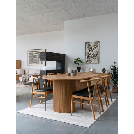 Masă de dining Boavista, 100x220 cm - culoare naturMobCenter