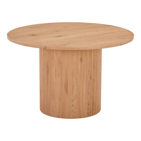 Masă de dining Boavista, ø120 cm - culoare naturMobCenter
