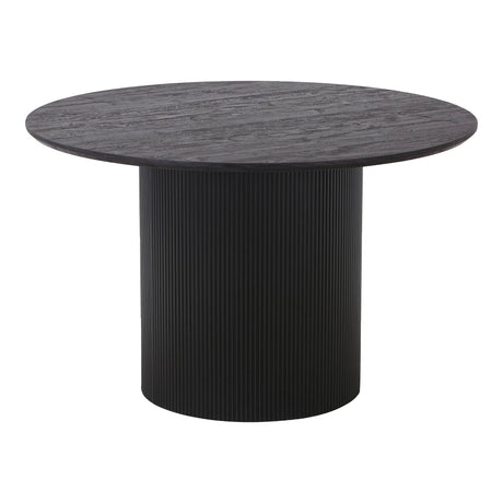 Masă de dining Boavista, ø120 cm - culoare negruMobCenter