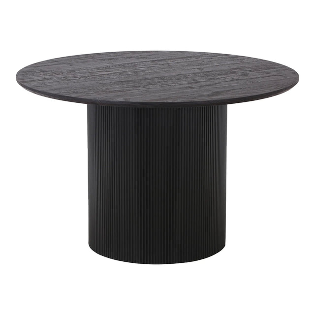 Masă de dining Boavista, ø120 cm - culoare negruMobCenter