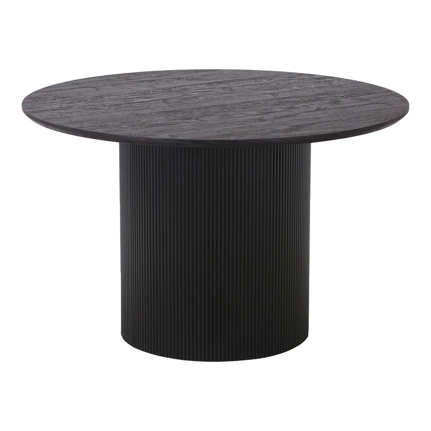Masă de dining Boavista, ø120 cm - culoare negruMobCenter