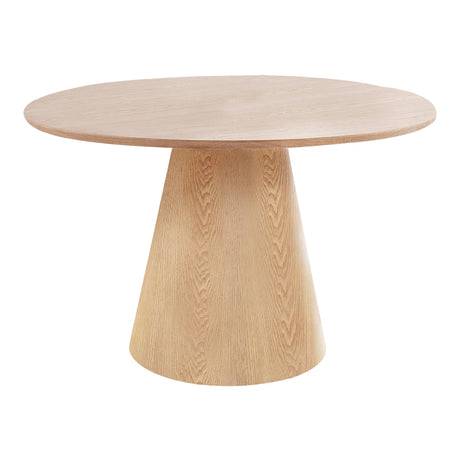Masă de dining Bolton, ø120 cm - culoare naturMobCenter