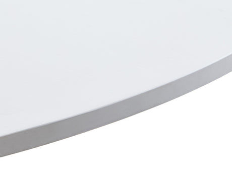 Masă de dining NOLA Ø120 cm, culoare stejar albMobCenter
