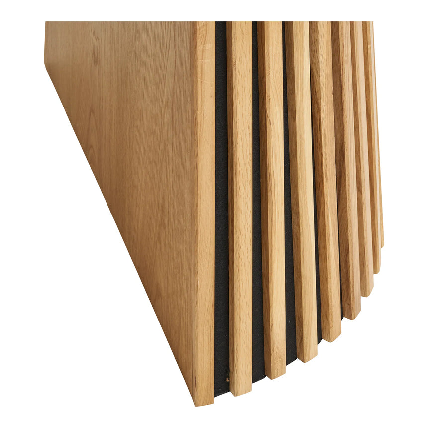 Masă de dining Osaka ø120 cm / 120–160-200 cm, culoare stejar naturMobCenter