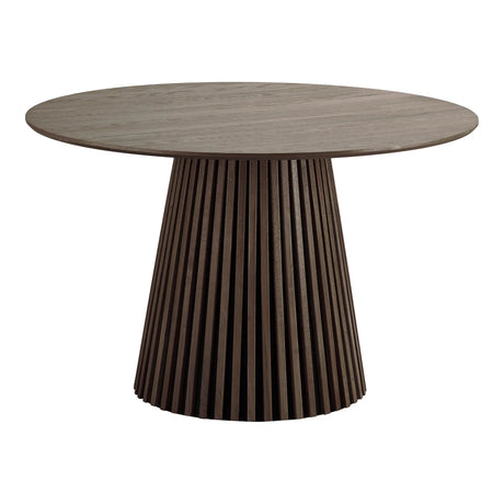 Masă de dining Osaka, ø120 cm - culoare stejar afumatMobCenter