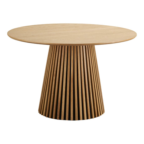 Masă de dining Osaka, ø120 cm - culoare stejar naturMobCenter