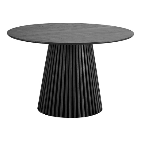Masă de dining Osaka, ø120 cm - culoare stejar negruMobCenter