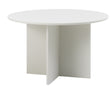 Masă de dining PALMA Ø110 cm, culoare greigeMobCenter