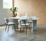 Masă de dining PALMA 90x200 cm, culoare greigeMobCenter