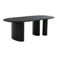 Masă de dining Tirano, 100x220 cm - culoare negruMobCenter