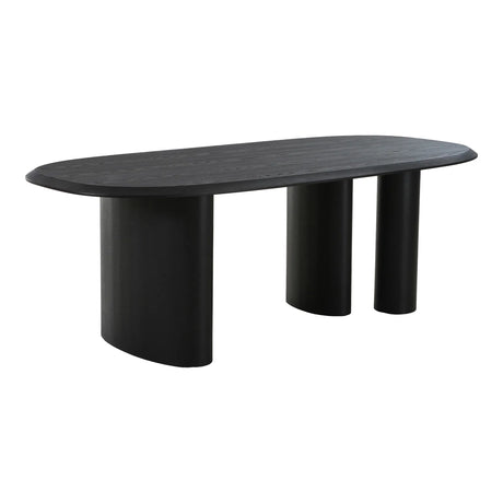 Masă de dining Tirano, 100x220 cm - culoare negruMobCenter