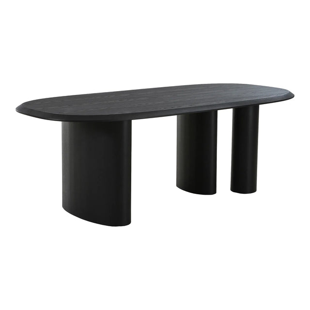Masă de dining Tirano, 100x220 cm - culoare negruMobCenter