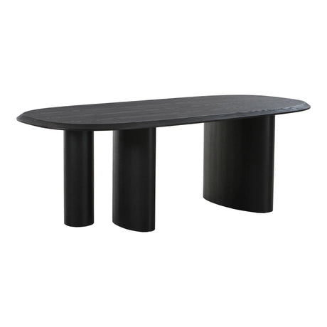 Masă de dining Tirano, 100x220 cm - culoare negruMobCenter