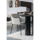 Masă de dining Tirano, 100x220 cm - culoare negruMobCenter
