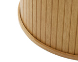Masă de dining extensibilă NOLA Ø120-167 cm - Stejar naturalMobCenter