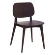 Scaun Mel din lemn întunecat - design clasic HoReCa