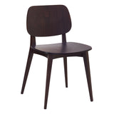 Scaun Mel din lemn întunecat - design clasic HoReCa