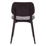 Scaun Mel din lemn întunecat - design clasic HoReCa