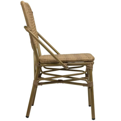 Mende scaun de terasa pentru exterior culoare naturalMobCenter