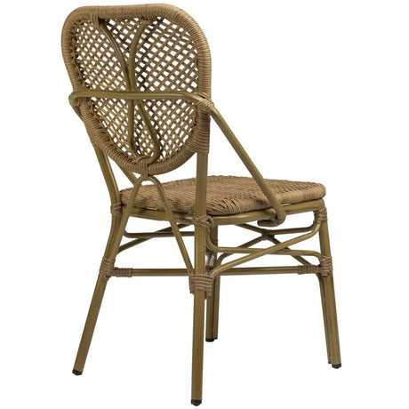 Mende scaun de terasa pentru exterior culoare naturalMobCenter