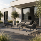 Grattoni Como – set mobilier de gradina si terasa, pentru 4 persoane, culoare antracite