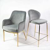 Nolan scaun de dining premium, culoarea griMobCenter