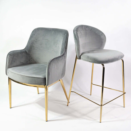 Nolan scaun de dining premium, culoarea gri