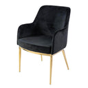 Nolan scaun de dining premium, culoarea neagră