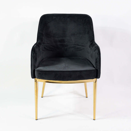 Nolan scaun de dining premium, culoarea neagră