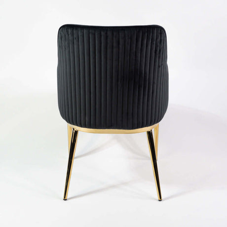 Nolan scaun de dining premium, culoarea neagră