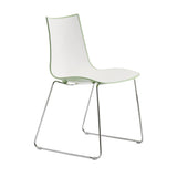 Scaun de conferință Zebra Bicolour – cadru sanie