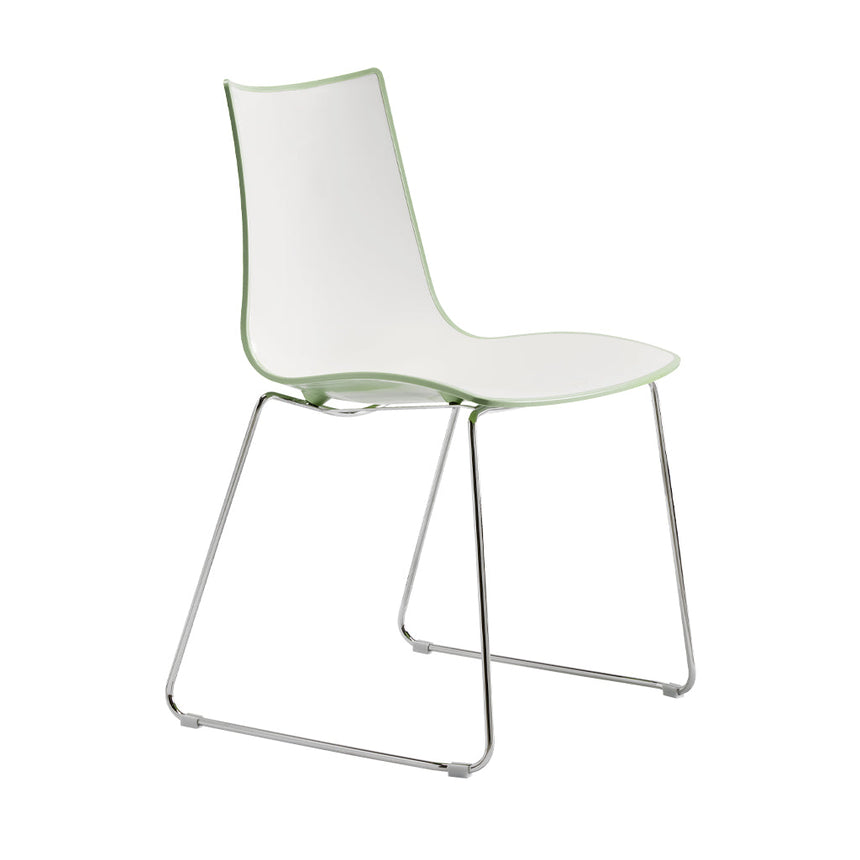 Scaun de conferință Zebra Bicolour – cadru sanie