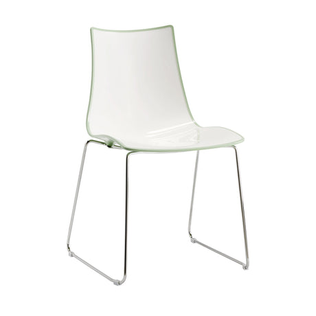 Scaun de conferință Zebra Bicolour – cadru sanie
