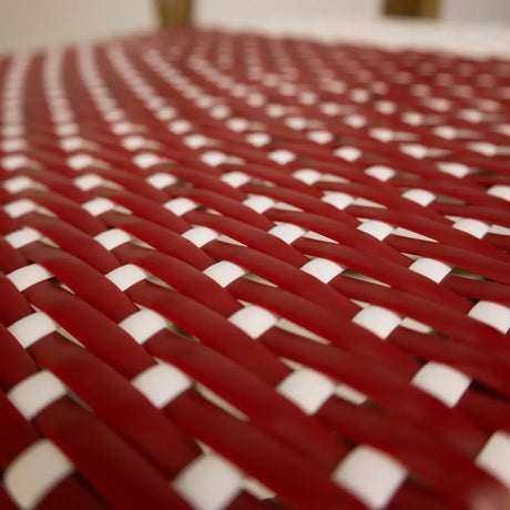 Santa Cruz scaun de terasa pentru exterior culoare rosu/albMobCenter