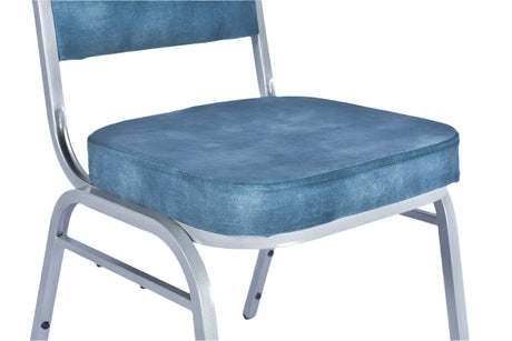 Scaun Mark premium pentru conferințe – cu tapițerie rezistentă la pete, culoare petrolMobCenter