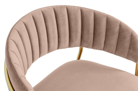 Scaun de bar KH Margo, culoare kaki, înălțime 65 cmMobCenter