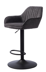 Scaun de bar reglabil NOLAN, culoare griMobCenter