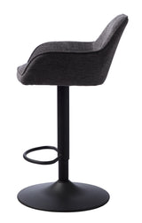 Scaun de bar reglabil NOLAN, culoare griMobCenter