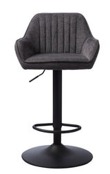 Scaun de bar reglabil NOLAN, culoare griMobCenter
