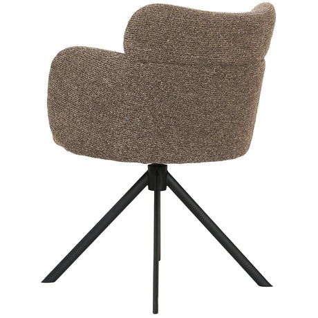 Scaun de dining Classicon, în culoare maroMobCenter