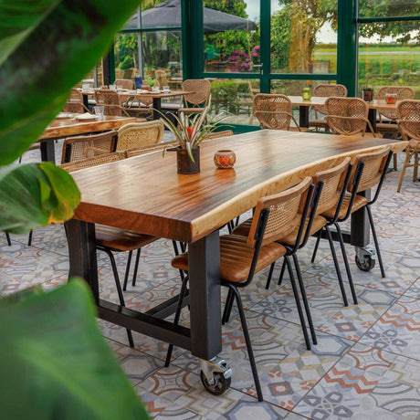 Scaun de dining Jens, în culoare cognacMobCenter