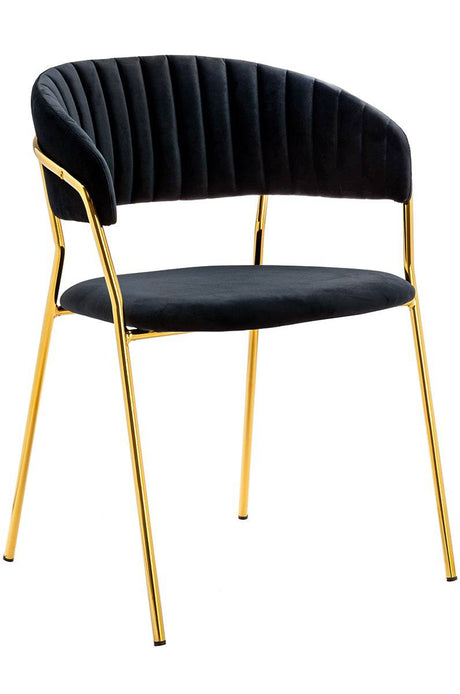 Scaun de dining KH Margo, culoare negruMobCenter