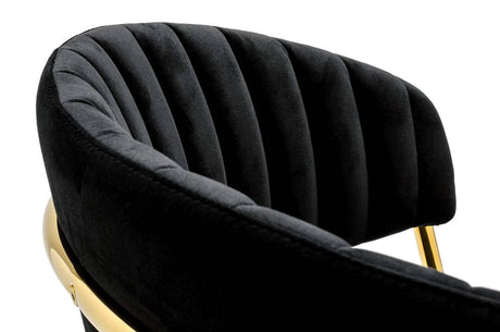 Scaun de dining KH Margo, culoare negruMobCenter