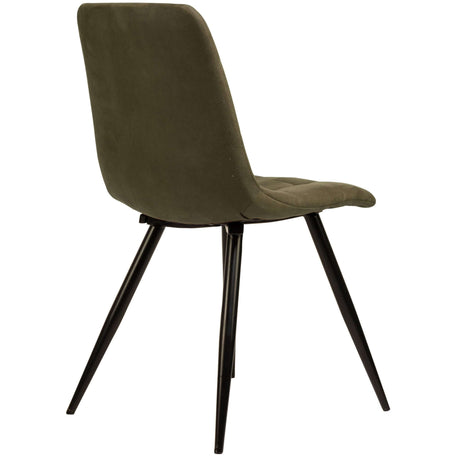 Scaun de dining Lauren, în culoare verdeMobCenter