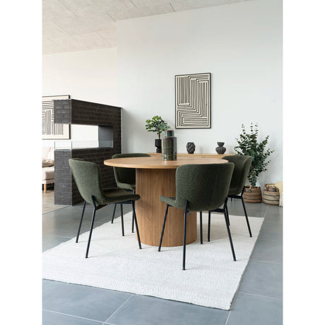 Scaun de dining Maceda - culoare verdeMobCenter