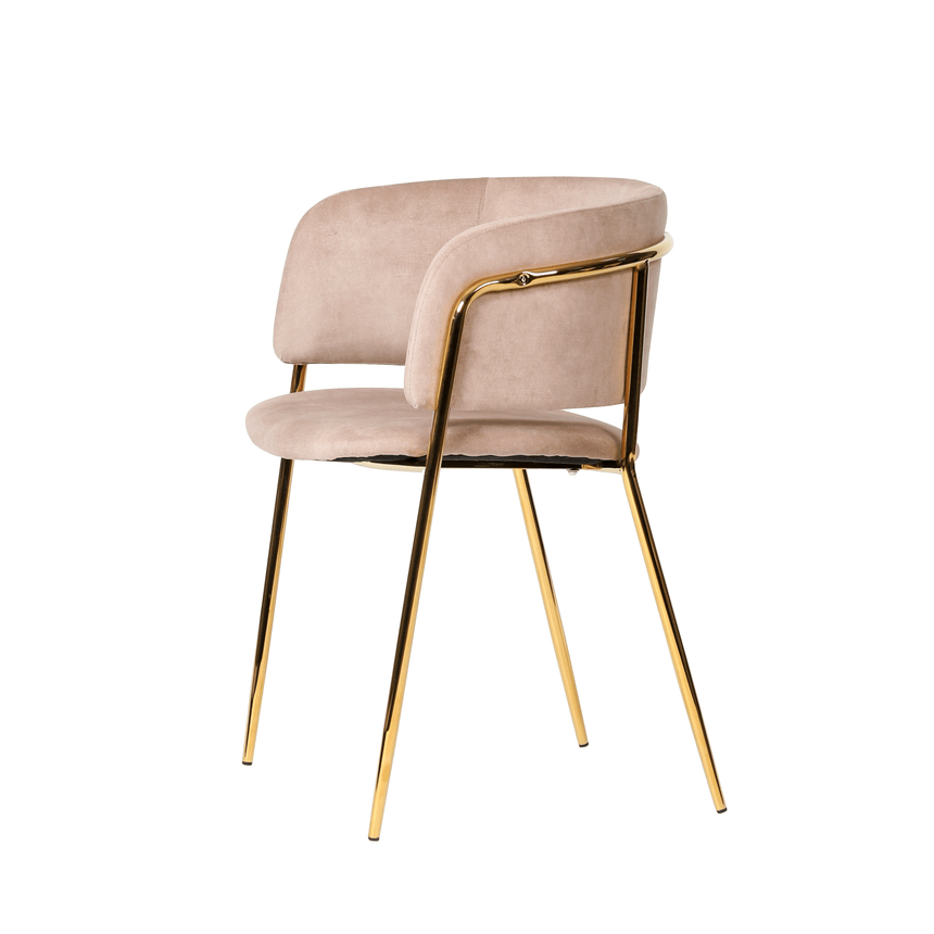Scaun de dining Mia, culoare trufăMobCenter