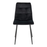 Scaun de dining Middelfart- - culoare negruMobCenter