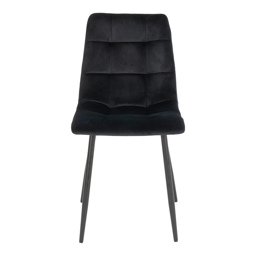 Scaun de dining Middelfart- - culoare negruMobCenter