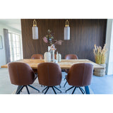 Scaun de dining Monte Carlo II. - culoare maro vintageMobCenter