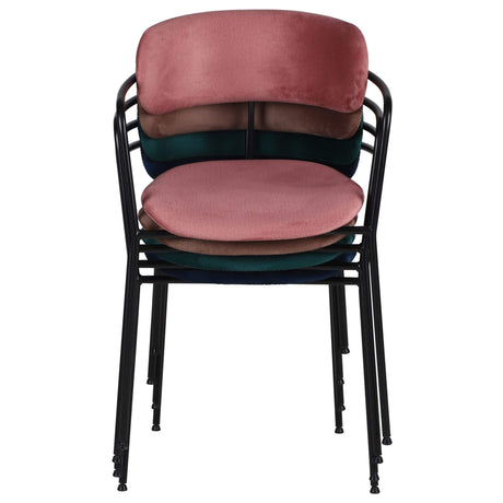 Scaun de dining Olivia, în culoare verdeMobCenter